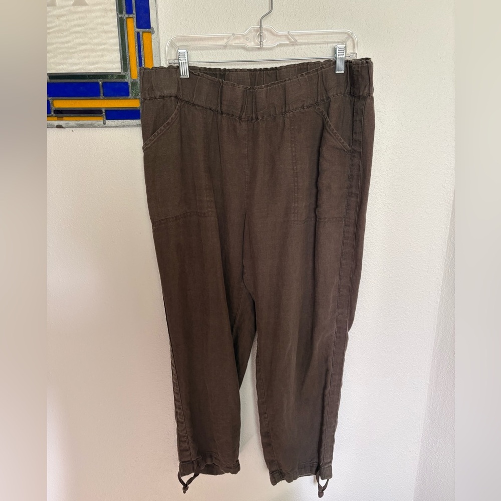 PureJill linen pants size large